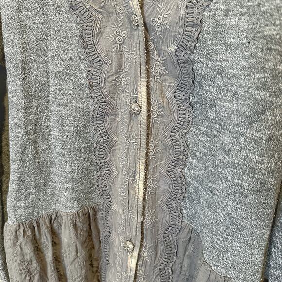 Jaded Gypsy Magic Duster Embroidered & Knit Cardigan - S/M - Picture 6 of 8